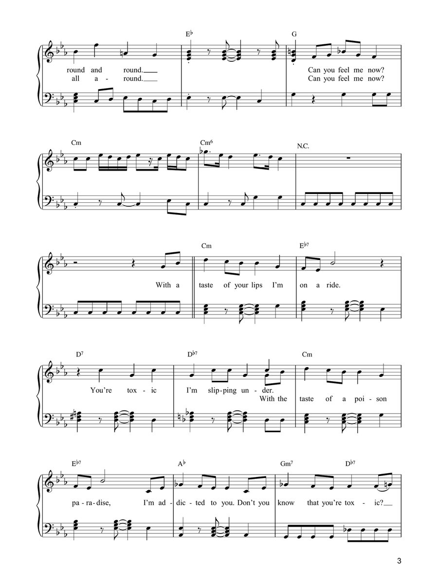 Toxic Toxic Acoustic Guitar scores gallery preview page 3