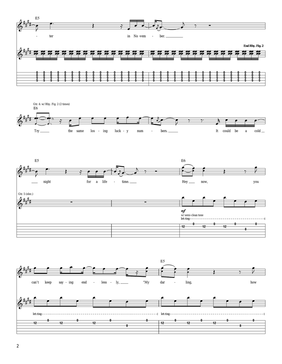 Futures Futures Acoustic Guitar scores gallery preview page 2