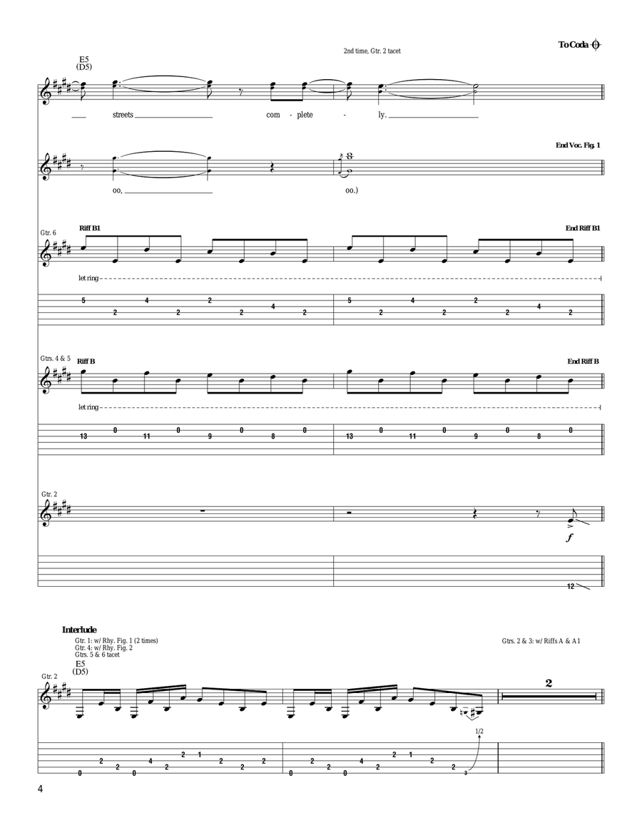 Futures Futures Acoustic Guitar scores gallery preview page 4