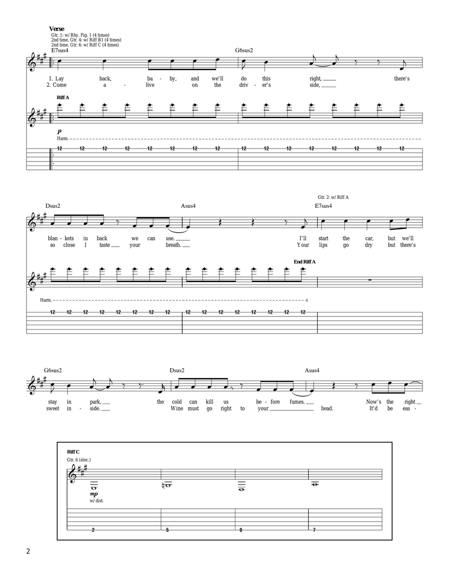 Night Drive Night Drive Acoustic Guitar scores gallery preview page 2