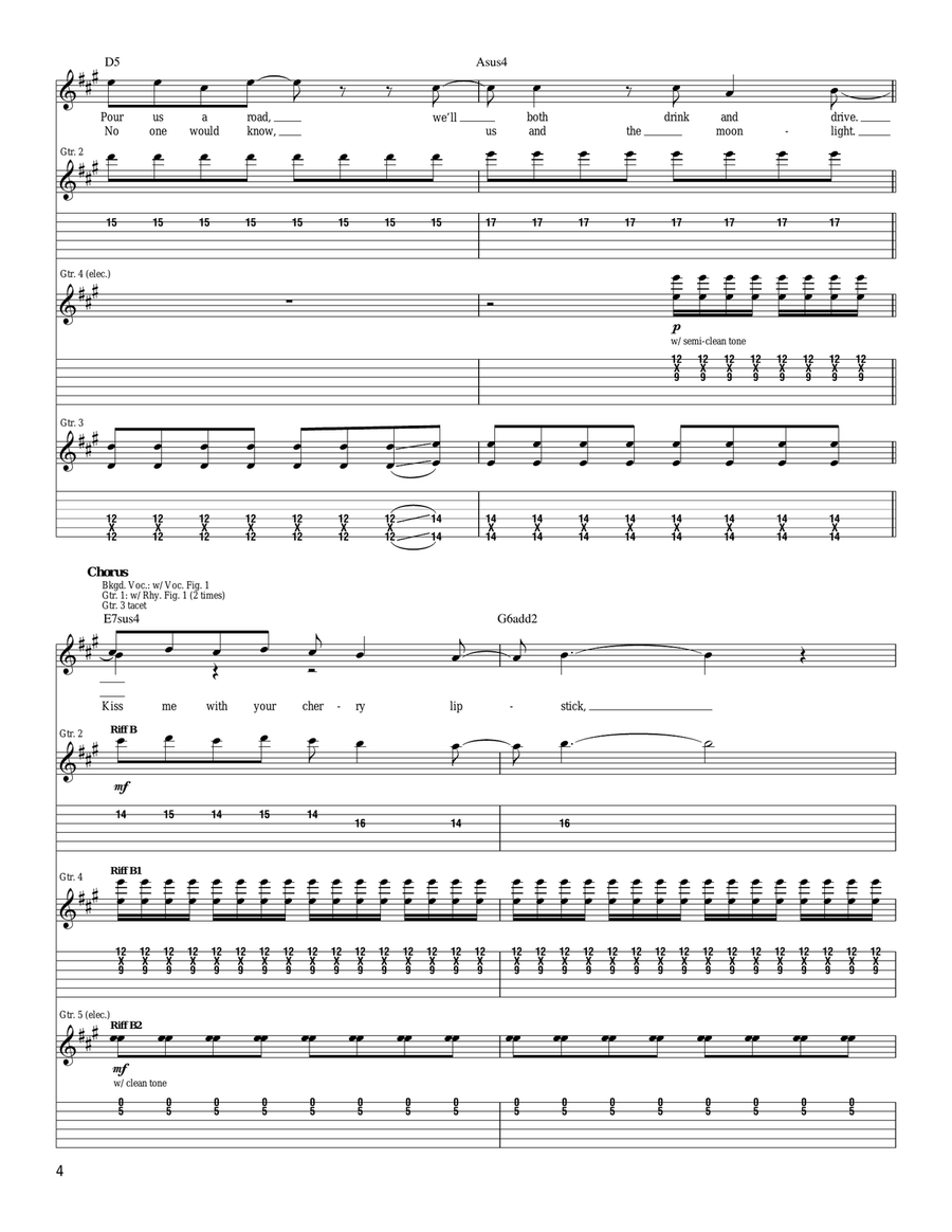 Night Drive Night Drive Acoustic Guitar scores gallery preview page 4