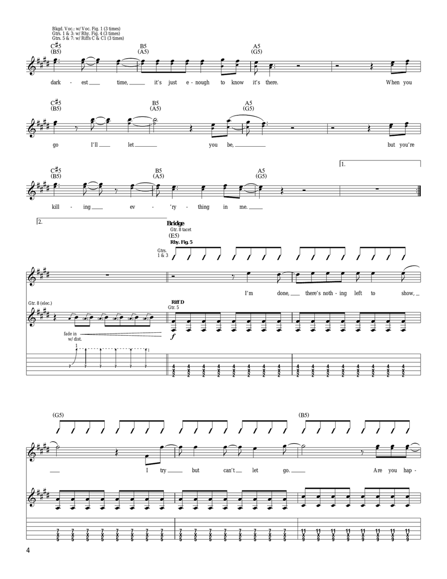 Polaris Acoustic Guitar scores gallery preview page 4