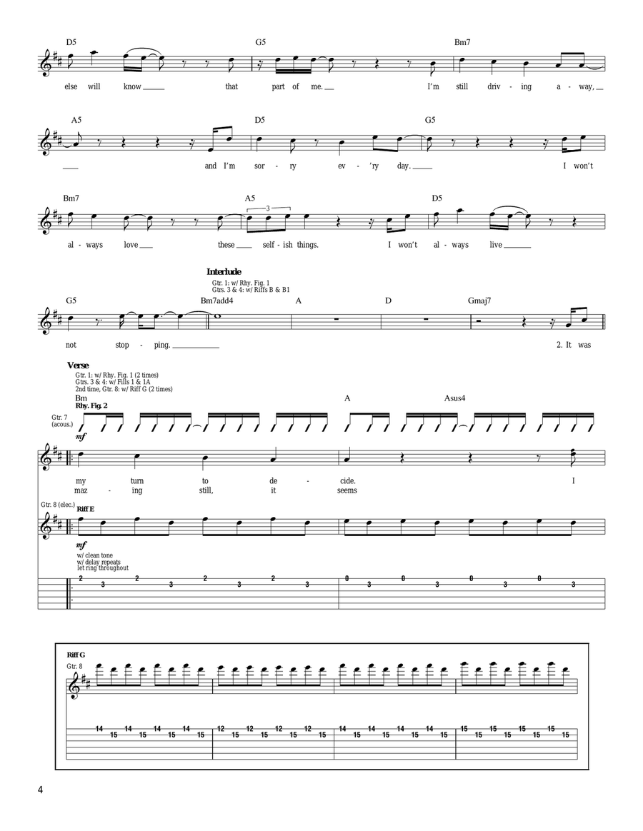 23 23 Acoustic Guitar scores gallery preview page 4