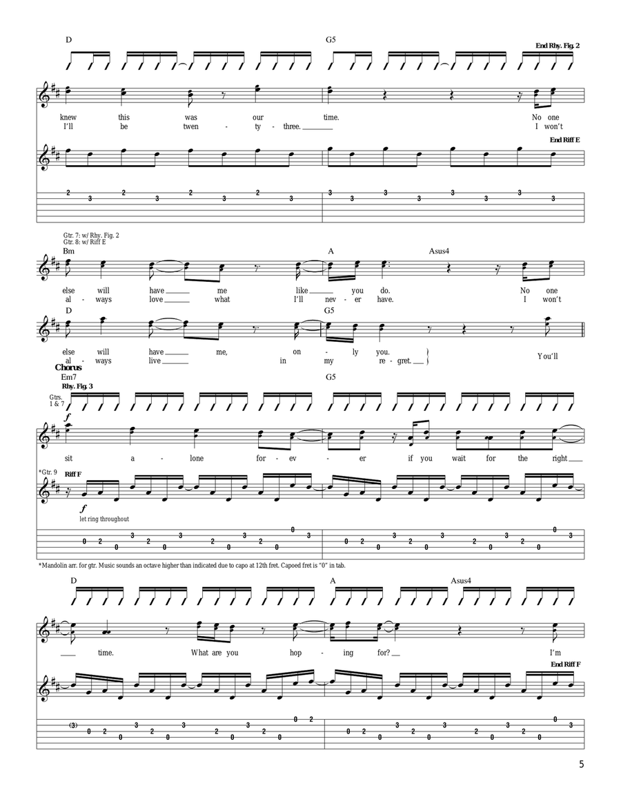 23 23 Acoustic Guitar scores gallery preview page 5