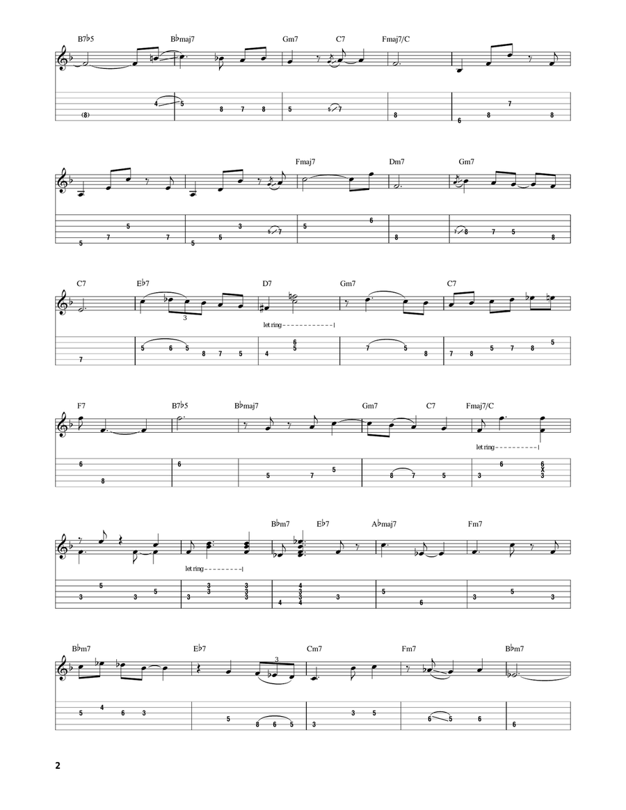 The Way You Look Tonight The Way You Look Tonight Electric Guitar scores gallery preview page 2