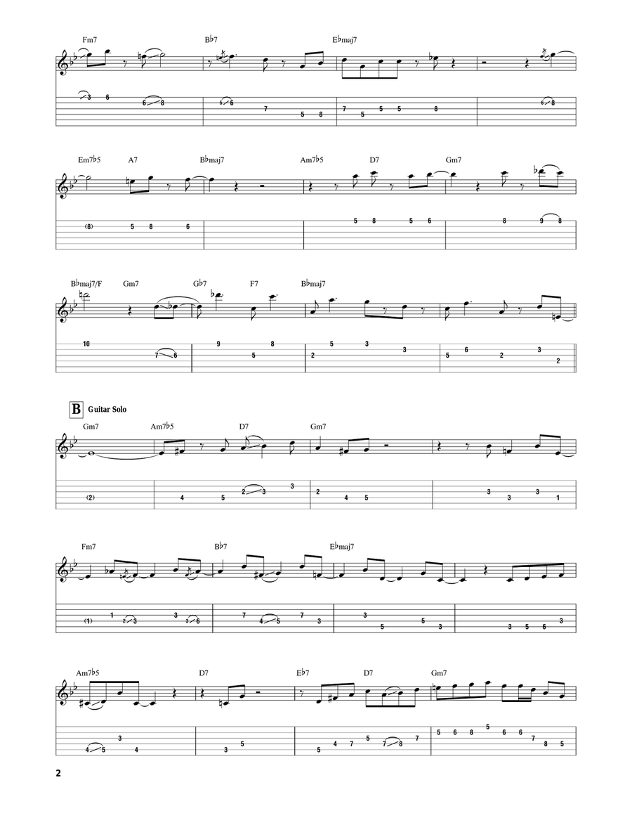 You'd Be So Nice To Come Home To Acoustic Guitar scores gallery preview page 2