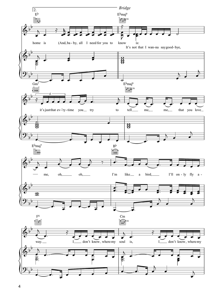 I'm Like A Bird Acoustic Guitar scores gallery preview page 4