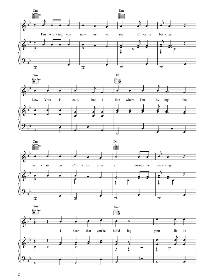 Famous Blue Raincoat Famous Blue Raincoat Acoustic Guitar scores gallery preview page 2