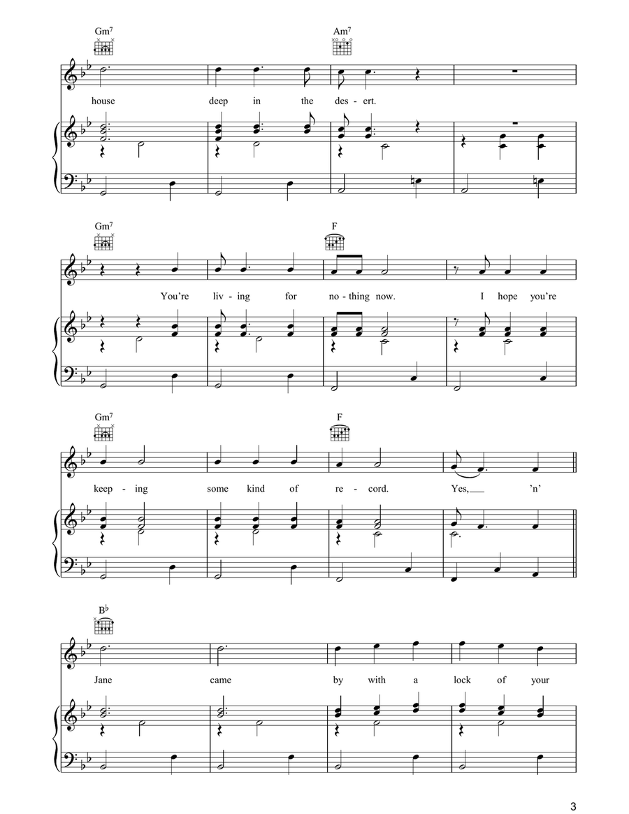 Famous Blue Raincoat Famous Blue Raincoat Acoustic Guitar scores gallery preview page 3