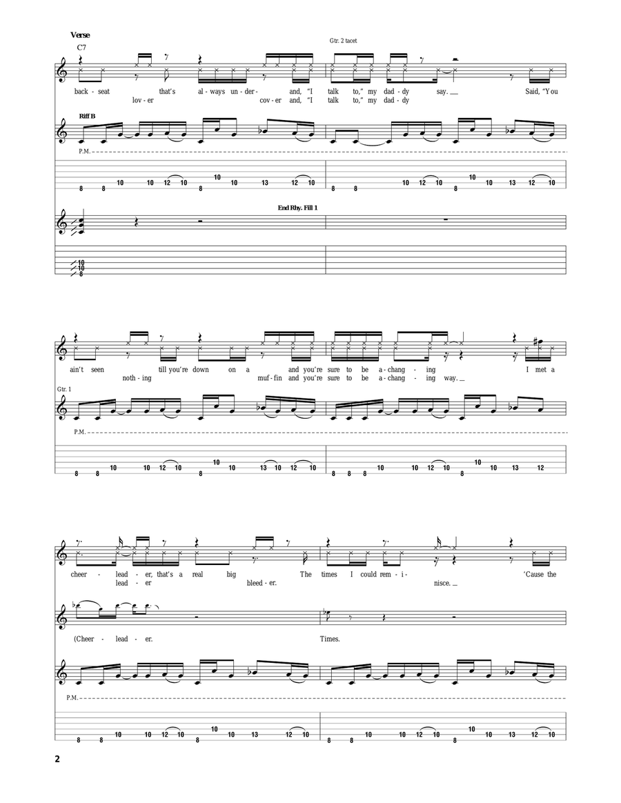 Walk This Way Walk This Way Acoustic Guitar scores gallery preview page 2