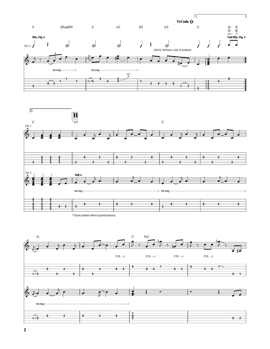 Gein With Envy Gein With Envy Acoustic Guitar scores gallery preview page 2