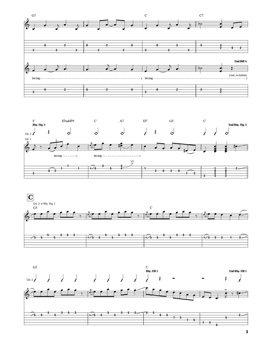 Gein With Envy Gein With Envy Acoustic Guitar scores gallery preview page 3