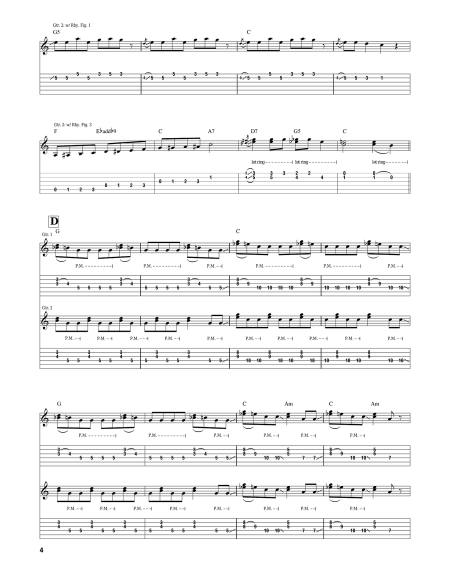Gein With Envy Gein With Envy Acoustic Guitar scores gallery preview page 4