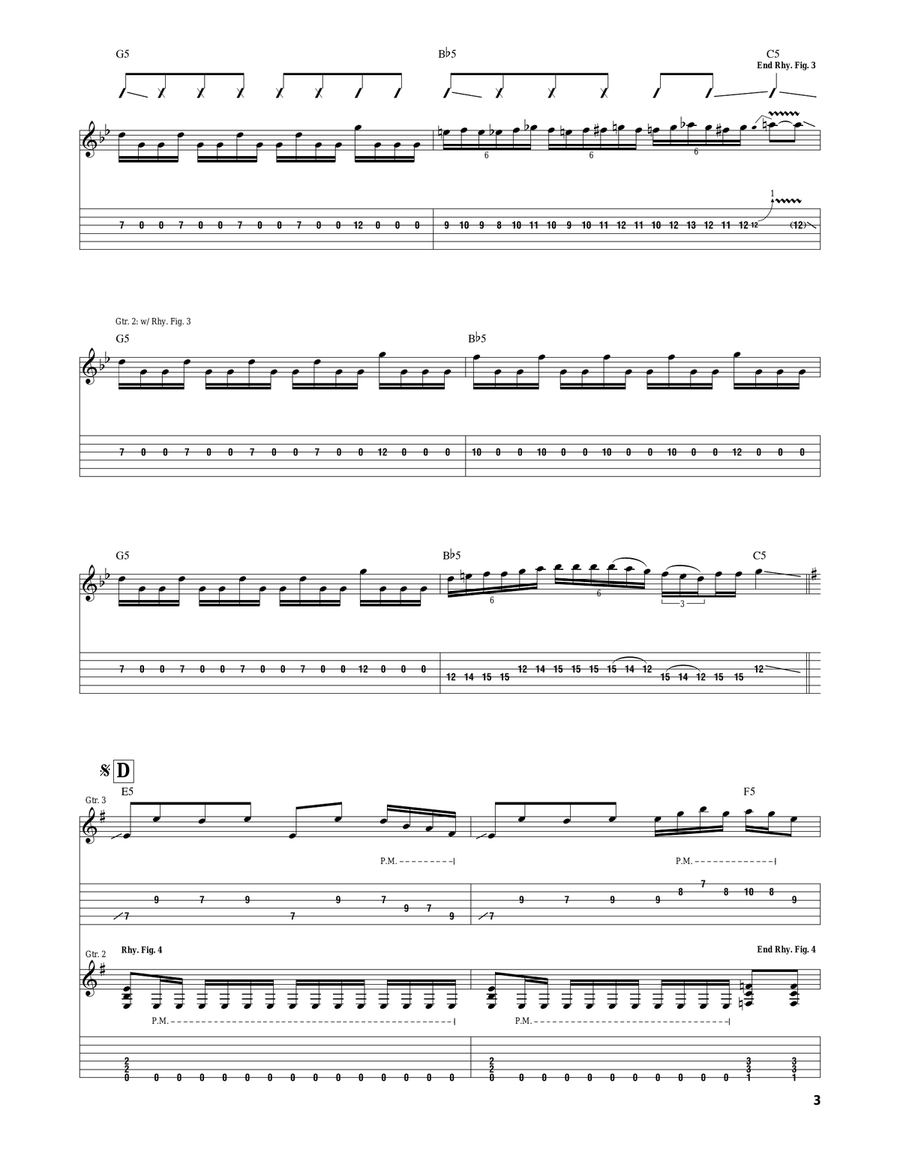 Sin Sin Acoustic Guitar scores gallery preview page 3