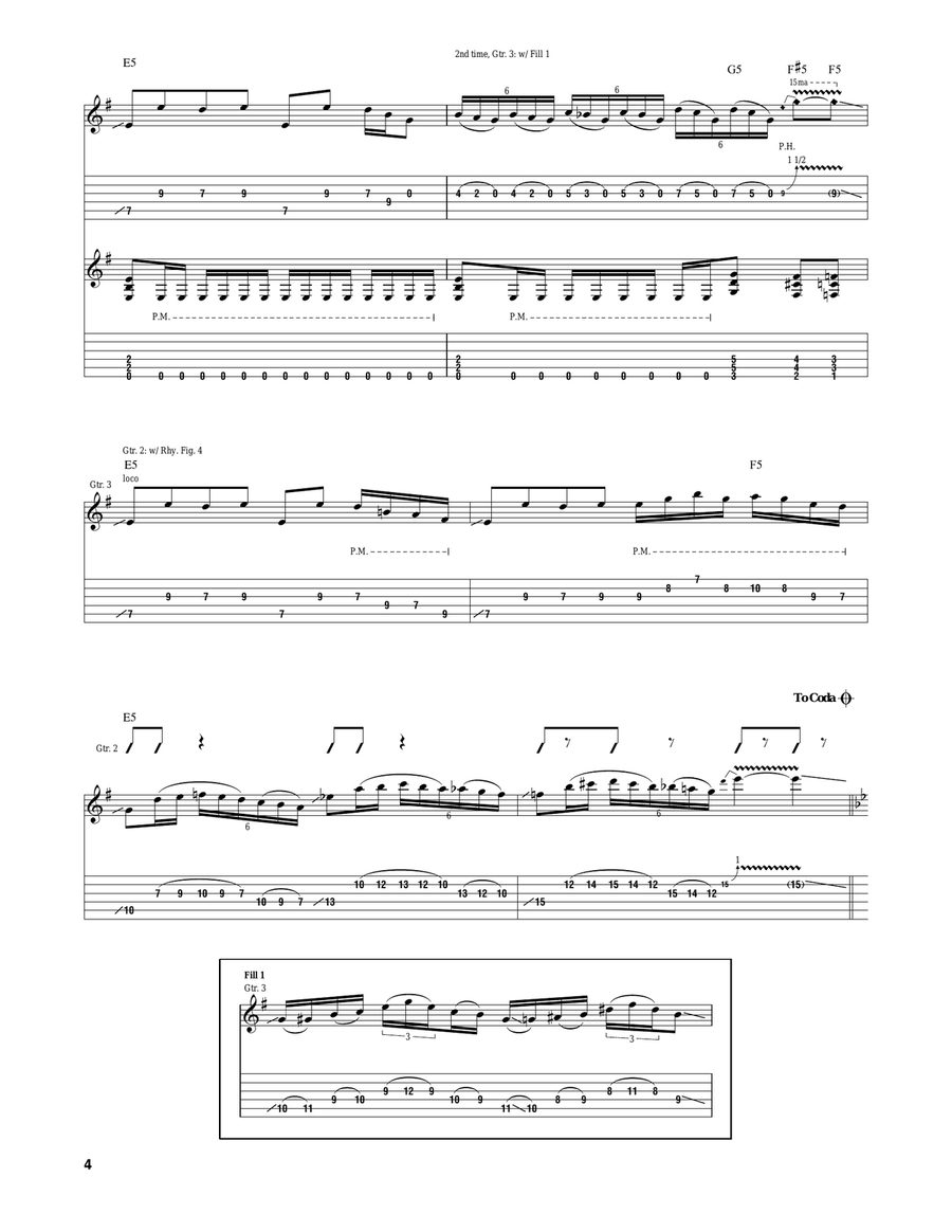 Sin Sin Acoustic Guitar scores gallery preview page 4