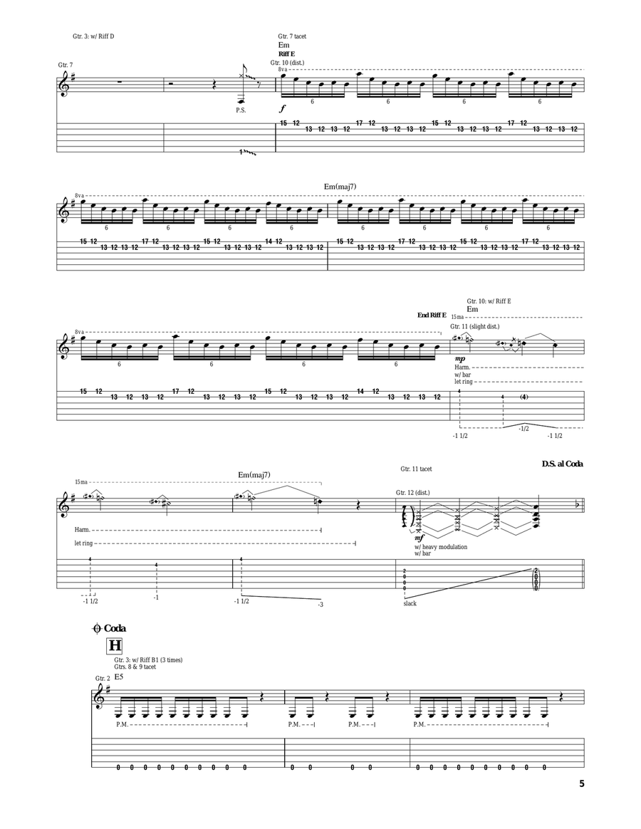 Gods And Monsters Gods And Monsters Acoustic Guitar scores gallery preview page 5