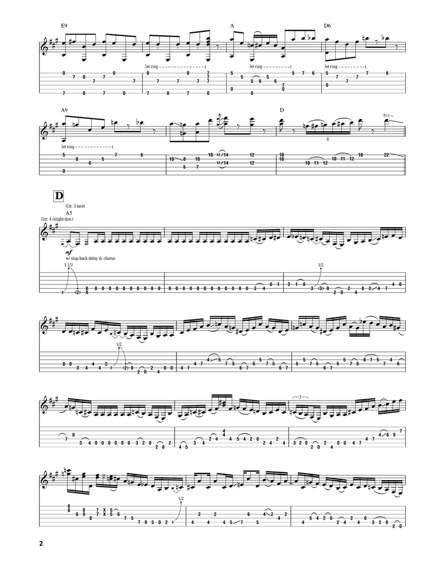 Death Valley Death Valley Acoustic Guitar scores gallery preview page 2