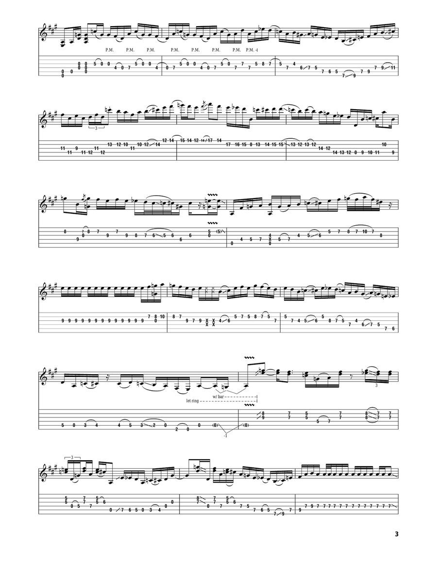 Death Valley Death Valley Acoustic Guitar scores gallery preview page 3