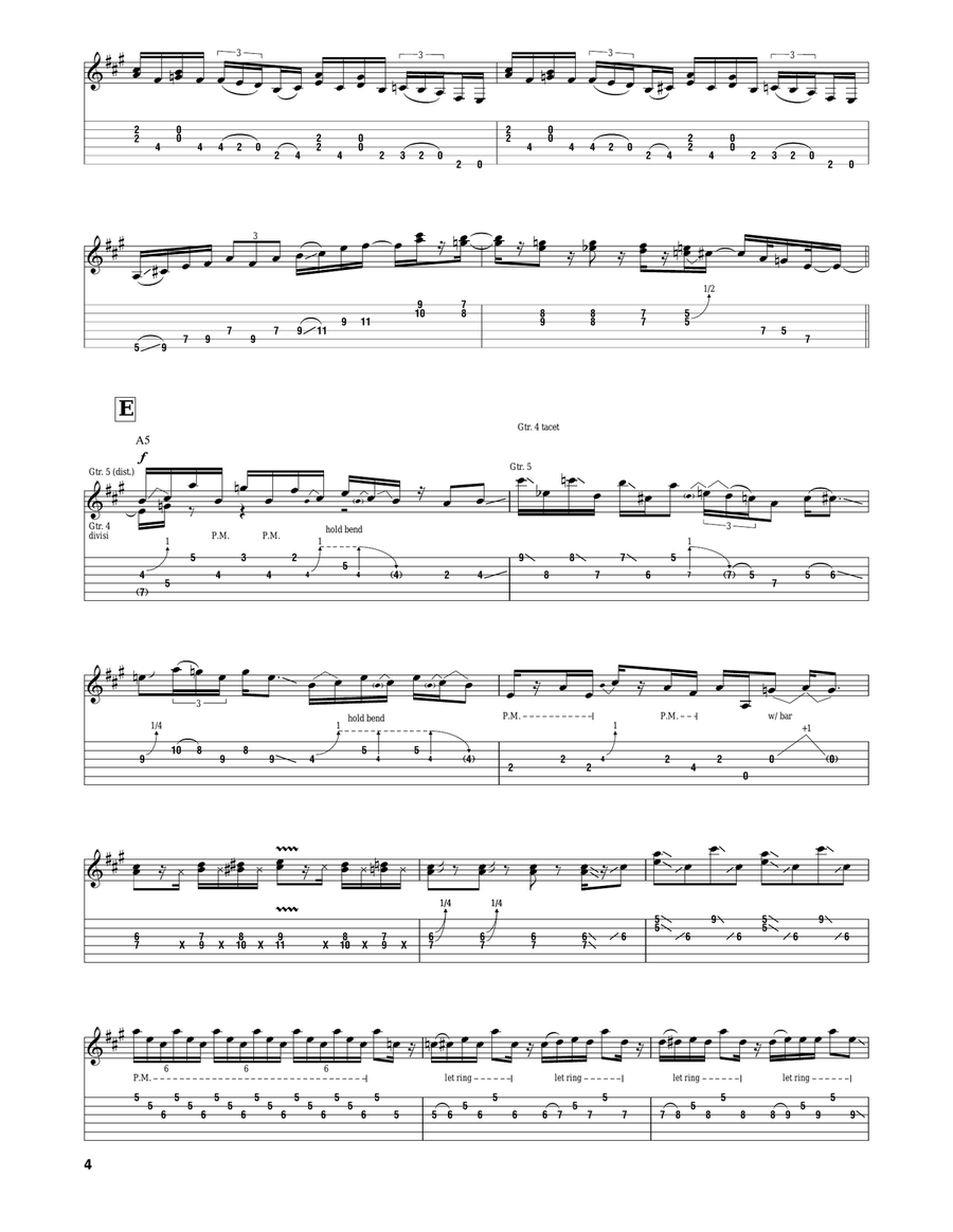 Death Valley Death Valley Acoustic Guitar scores gallery preview page 4