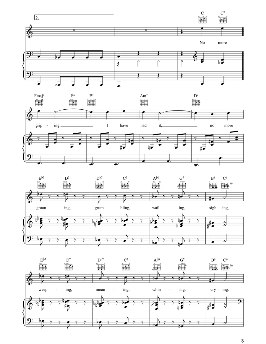 There's Gotta Be Something Better Than This Guitar scores gallery preview page 3