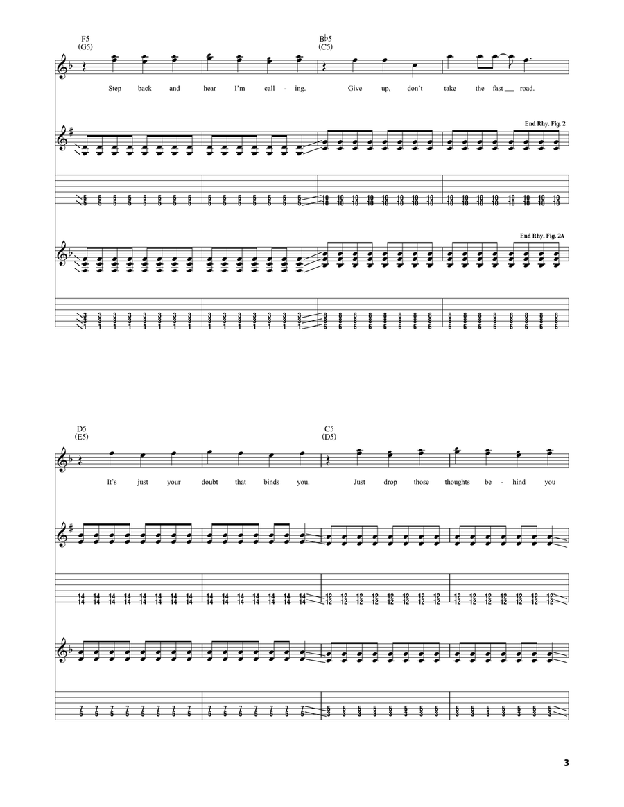 Change Your Mind Change Your Mind Acoustic Guitar scores gallery preview page 3