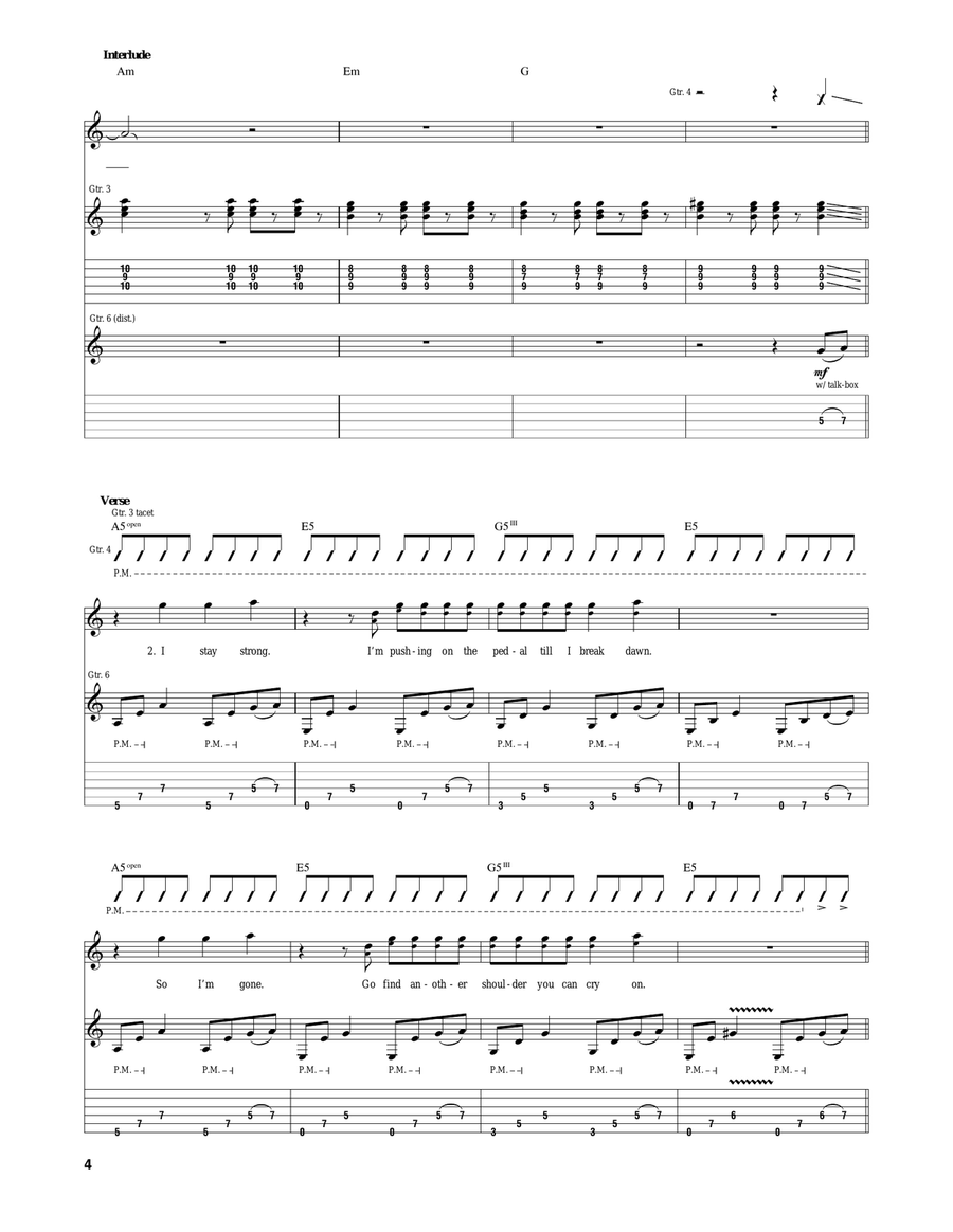 Night Drive Night Drive Acoustic Guitar scores gallery preview page 4