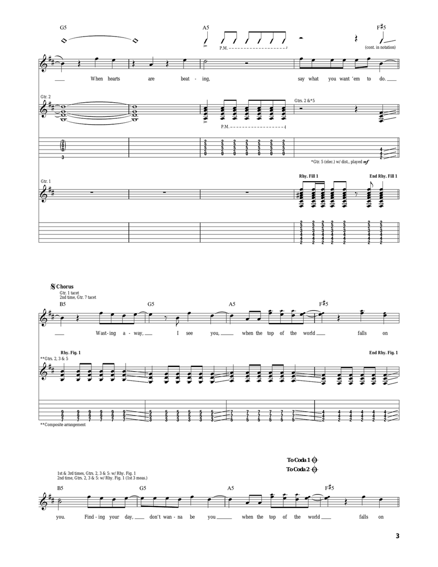 Top Of The World Top Of The World Acoustic Guitar scores gallery preview page 3