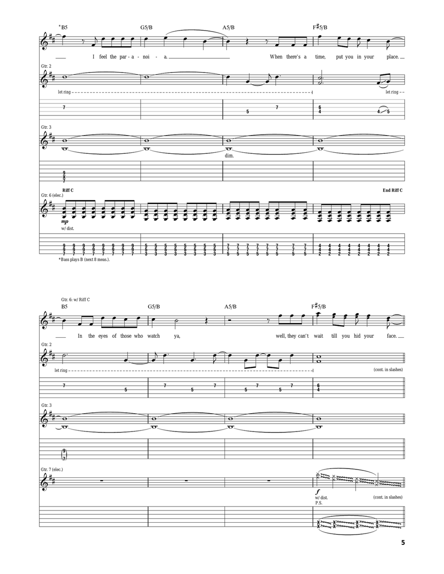 Top Of The World Top Of The World Acoustic Guitar scores gallery preview page 5