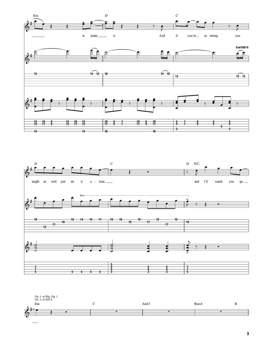 Can't Take It Can't Take It Acoustic Guitar scores gallery preview page 3