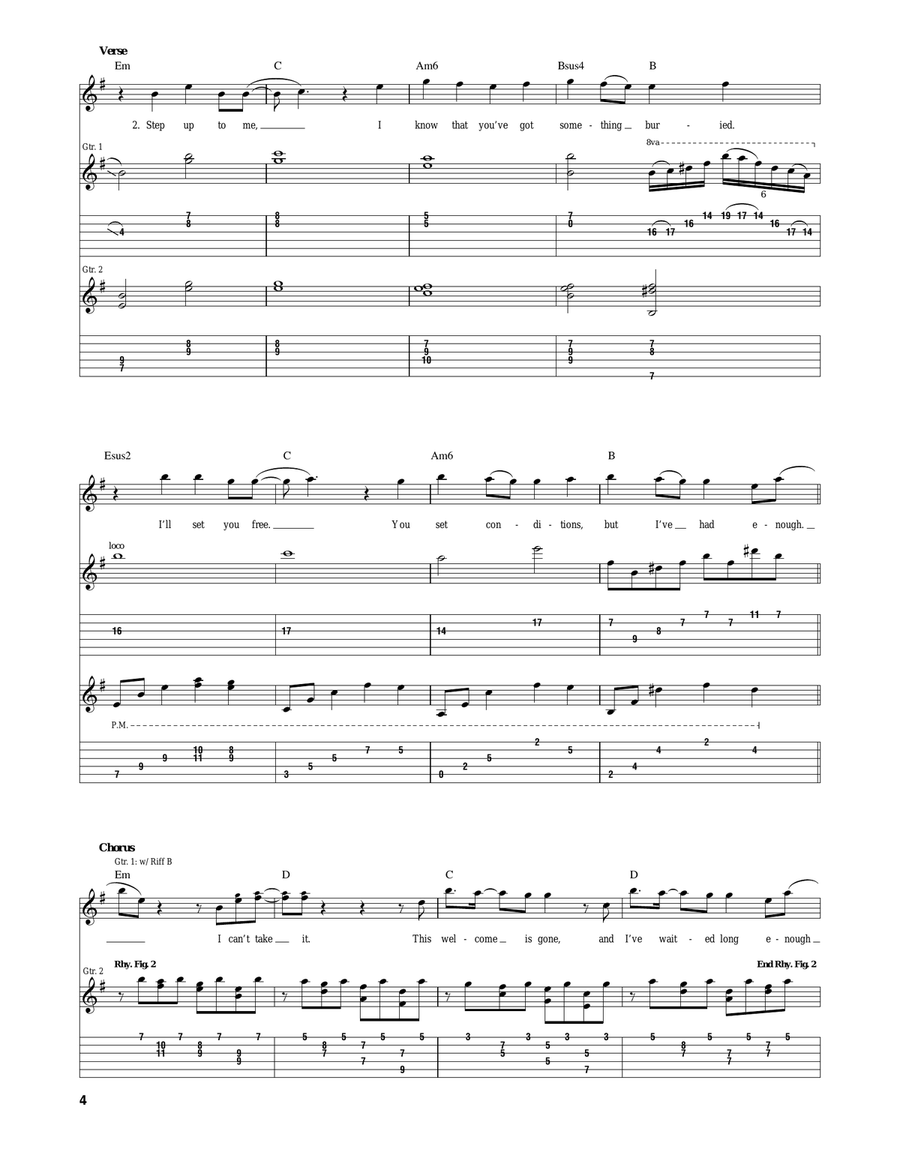 Can't Take It Can't Take It Acoustic Guitar scores gallery preview page 4