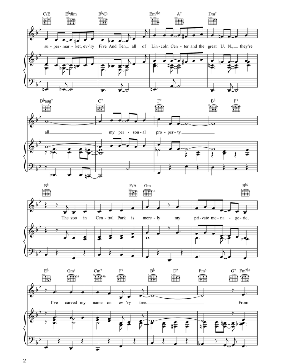 My Personal Property Acoustic Guitar scores gallery preview page 2