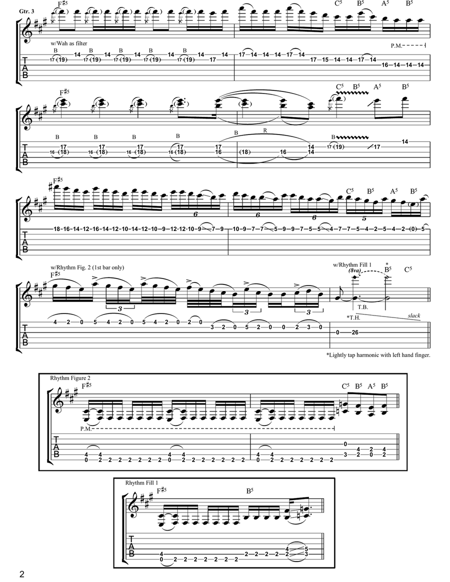 Trapped Under Ice Trapped Under Ice Electric Guitar scores gallery preview page 2