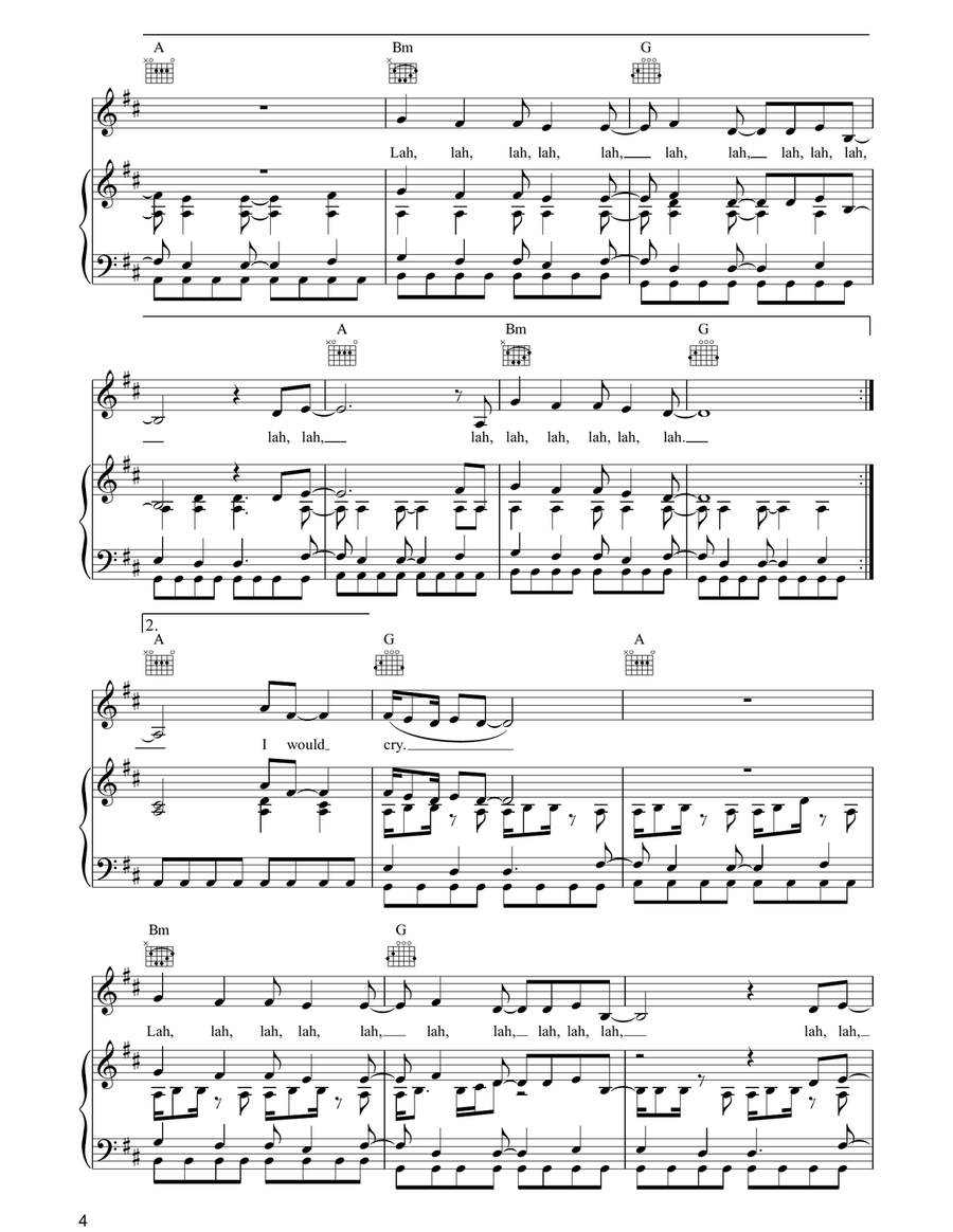 Stand Back Stand Back Piano, Vocal, Guitar scores gallery preview page 4