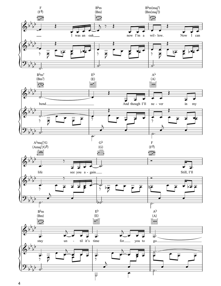 Until It's Time For You To Go Piano, Vocal, Guitar scores gallery preview page 4