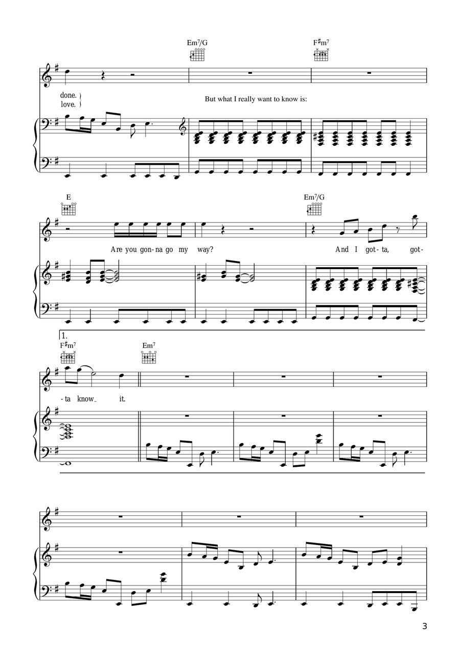 Are You Gonna Go My Way? Are You Gonna Go My Way? Guitar scores gallery preview page 3