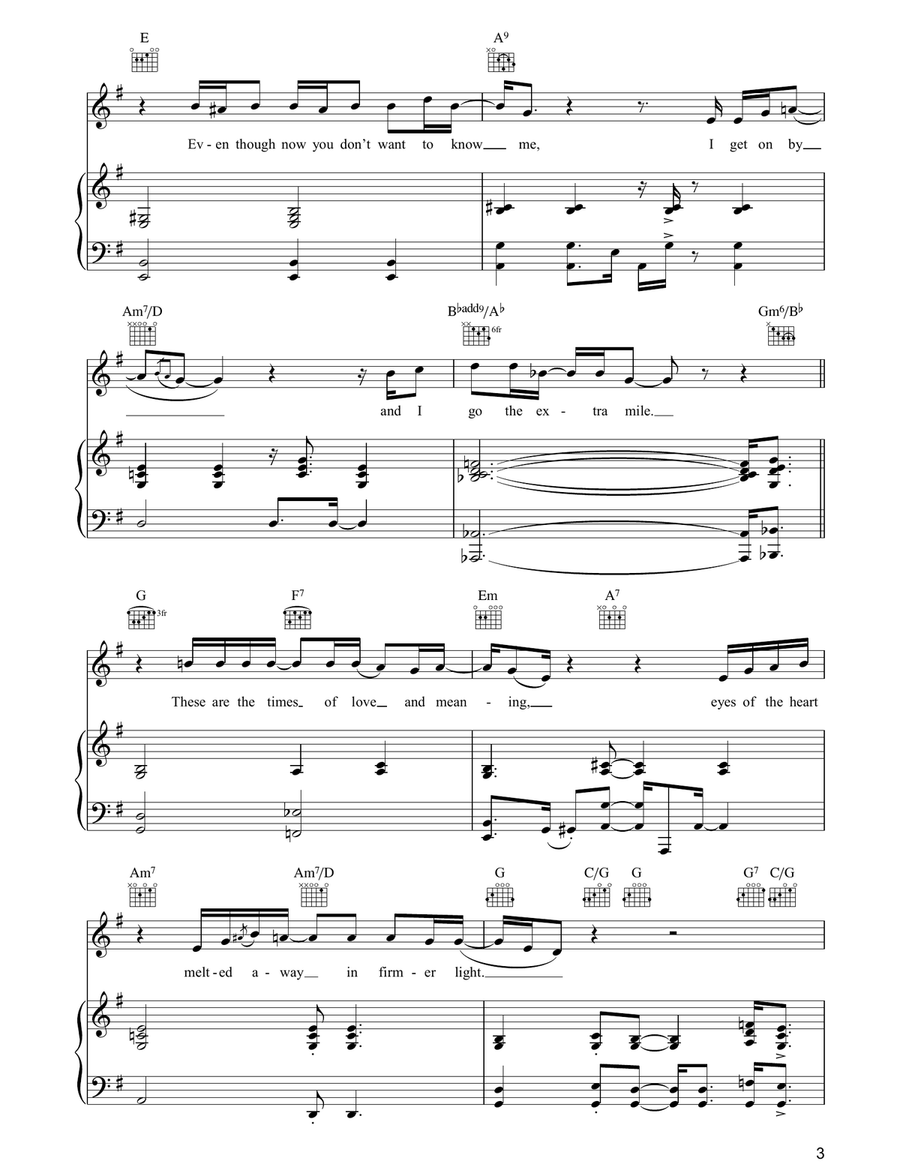 These Are The Days Piano, Vocal, Guitar scores gallery preview page 3