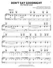 Don't Say Good Night (It's Time For Love) Parts 1 & 2