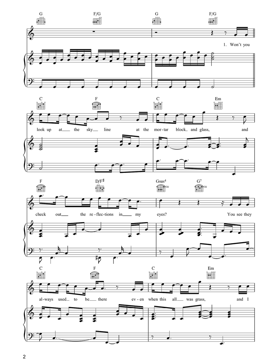 Philosophy Philosophy Piano, Vocal, Guitar scores gallery preview page 2