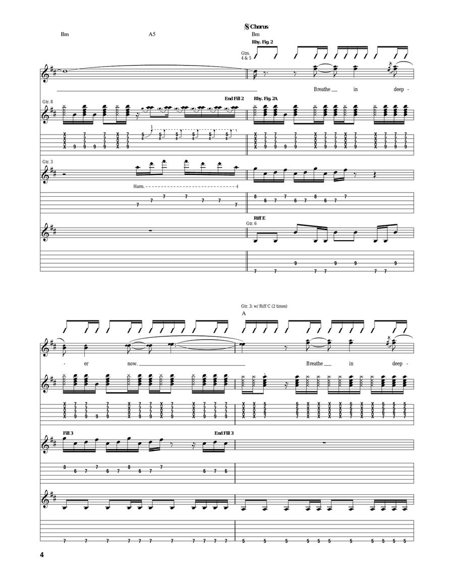 Do Not Move Do Not Move Acoustic Guitar scores gallery preview page 4