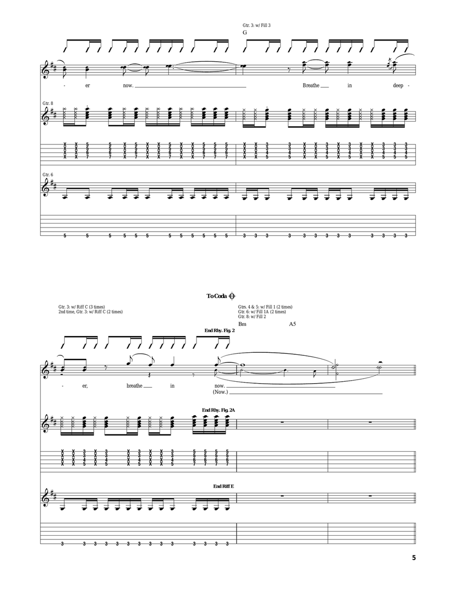 Do Not Move Do Not Move Acoustic Guitar scores gallery preview page 5