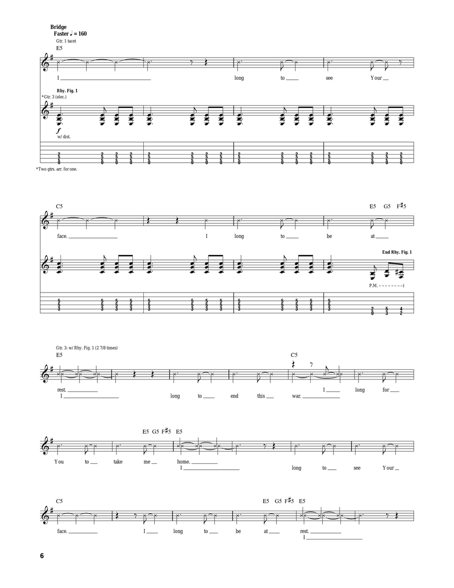 Laid To Rest Laid To Rest Electric Guitar scores gallery preview page 6