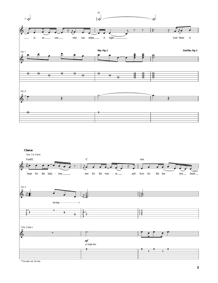 Cry Out To Jesus Cry Out To Jesus Acoustic Guitar scores gallery preview page 3