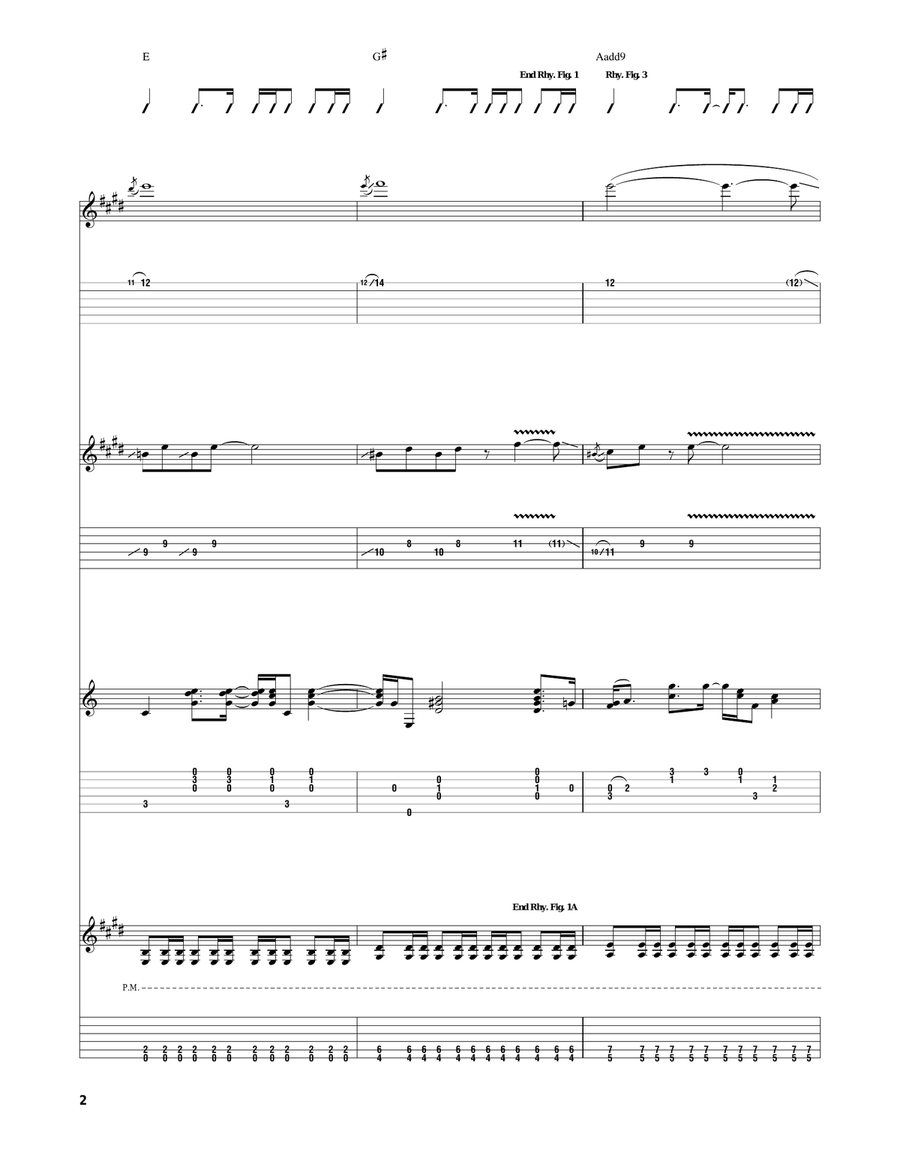 Rise Up Rise Up Acoustic Guitar scores gallery preview page 2