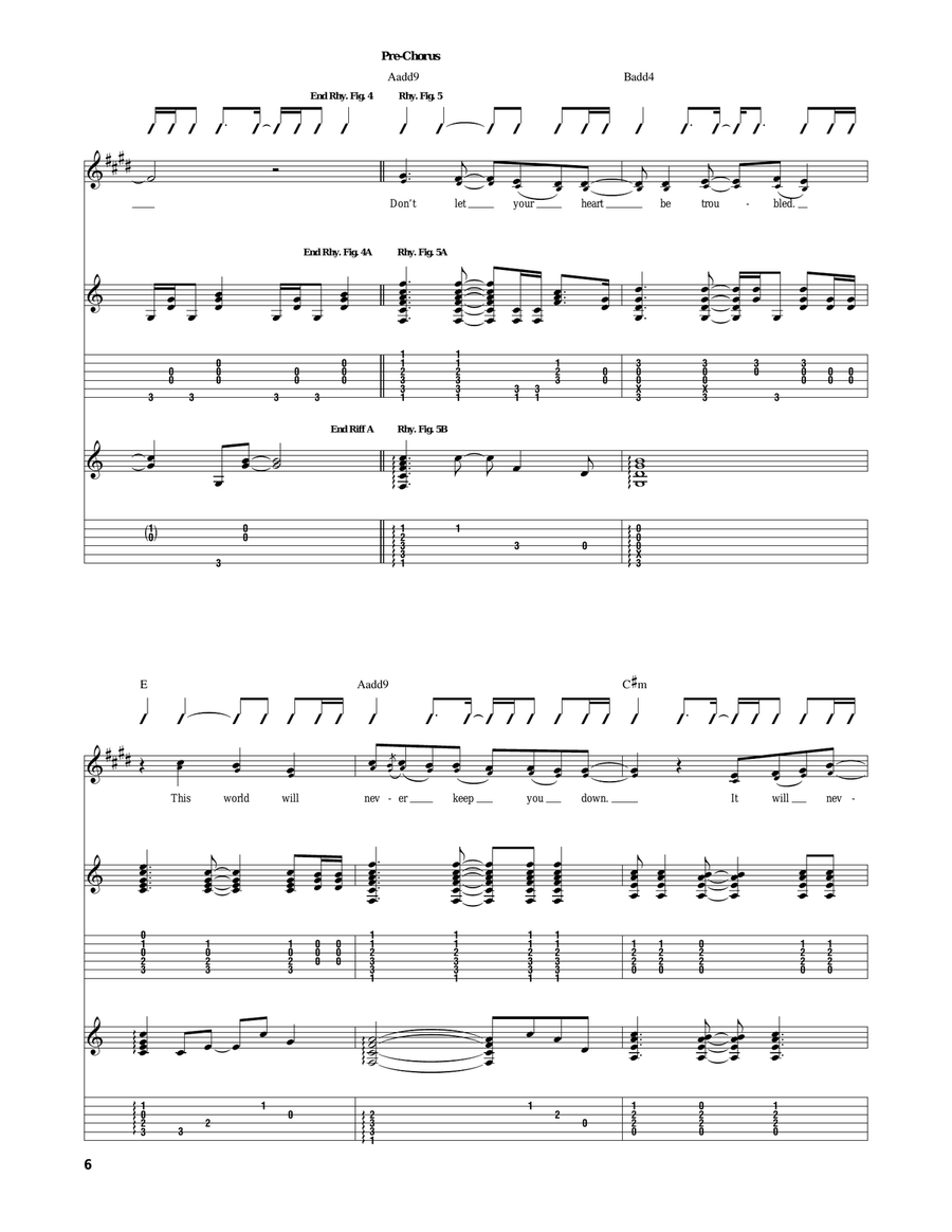Rise Up Rise Up Acoustic Guitar scores gallery preview page 6