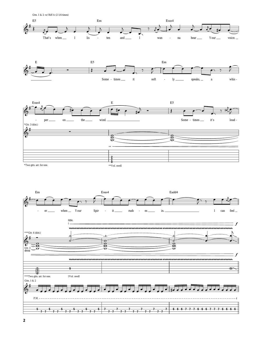 I Can Feel It I Can Feel It Acoustic Guitar scores gallery preview page 2
