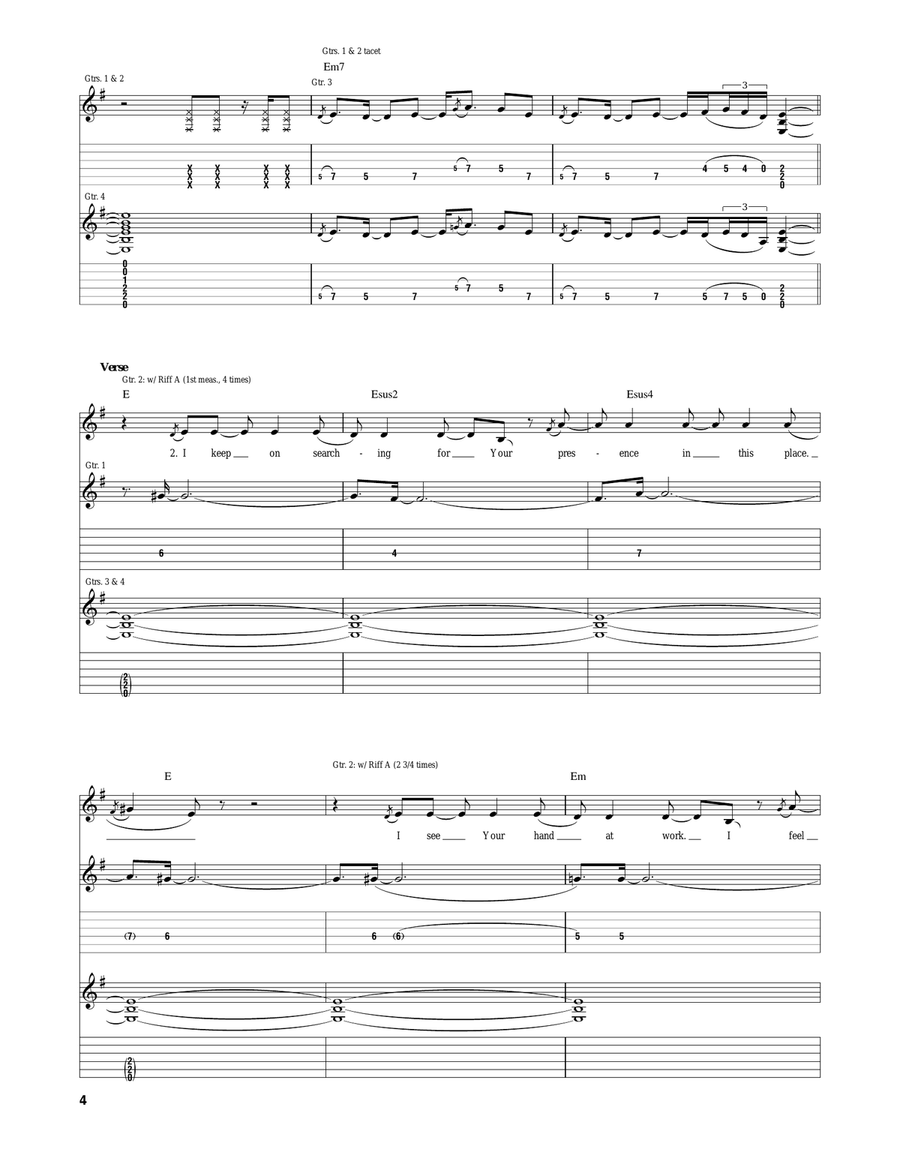 I Can Feel It I Can Feel It Acoustic Guitar scores gallery preview page 4