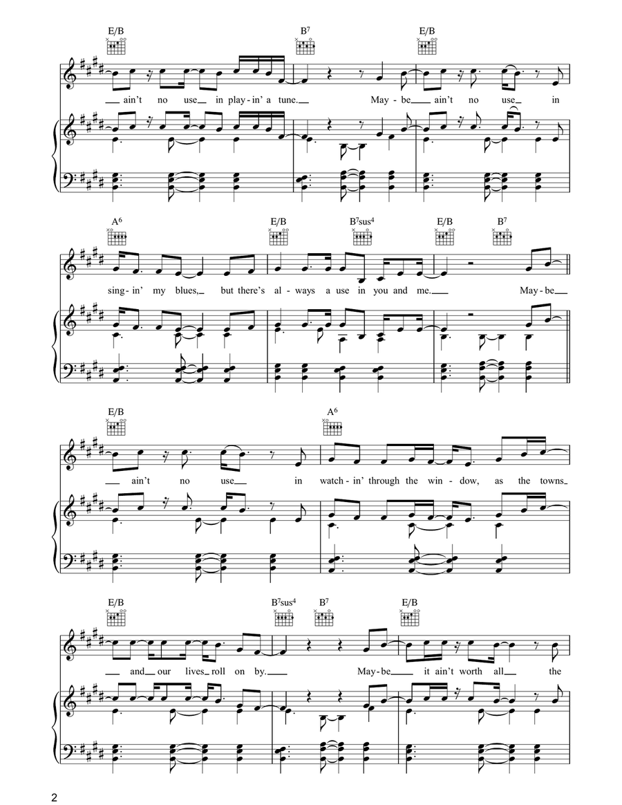 Always A Use Guitar scores gallery preview page 2