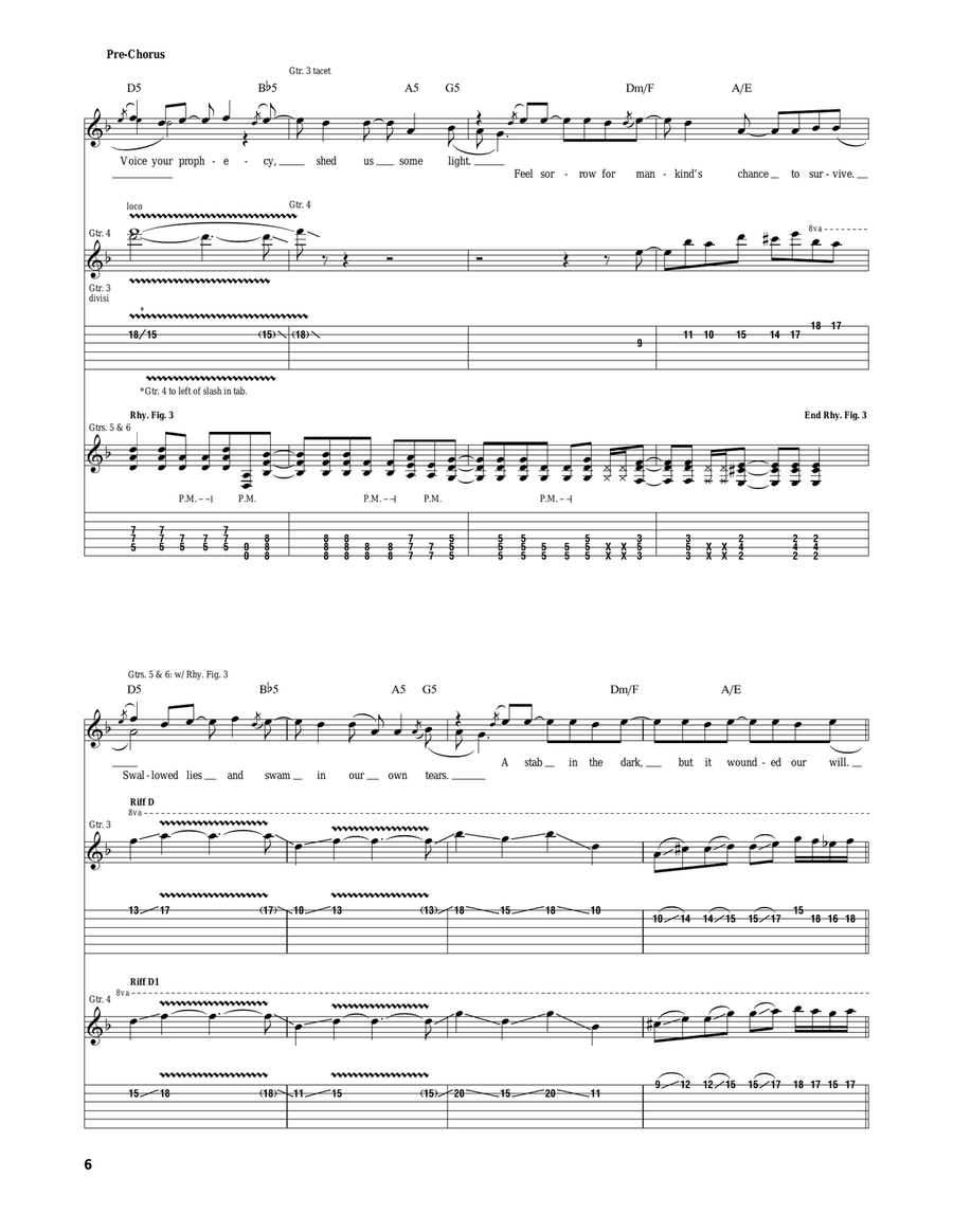 The Wicked End The Wicked End Electric Guitar scores gallery preview page 6