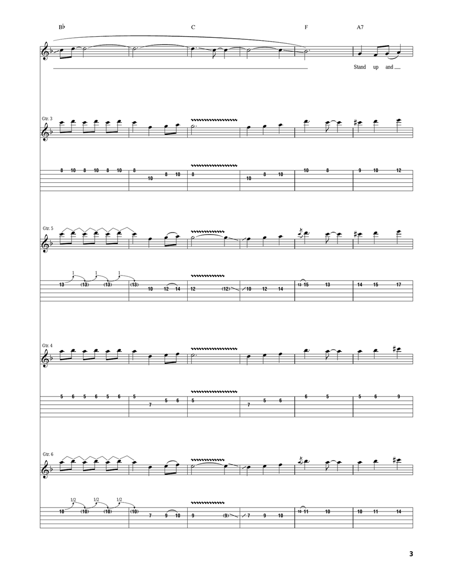 M.I.A. M.I.A. Electric Guitar scores gallery preview page 3