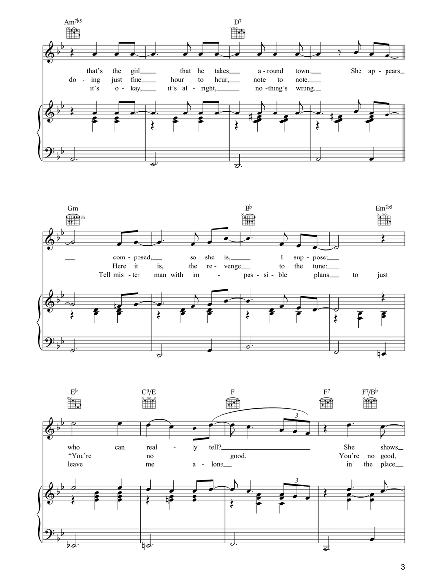 Waltz #2 (XO) Waltz #2 (XO) Piano, Vocal, Guitar scores gallery preview page 3